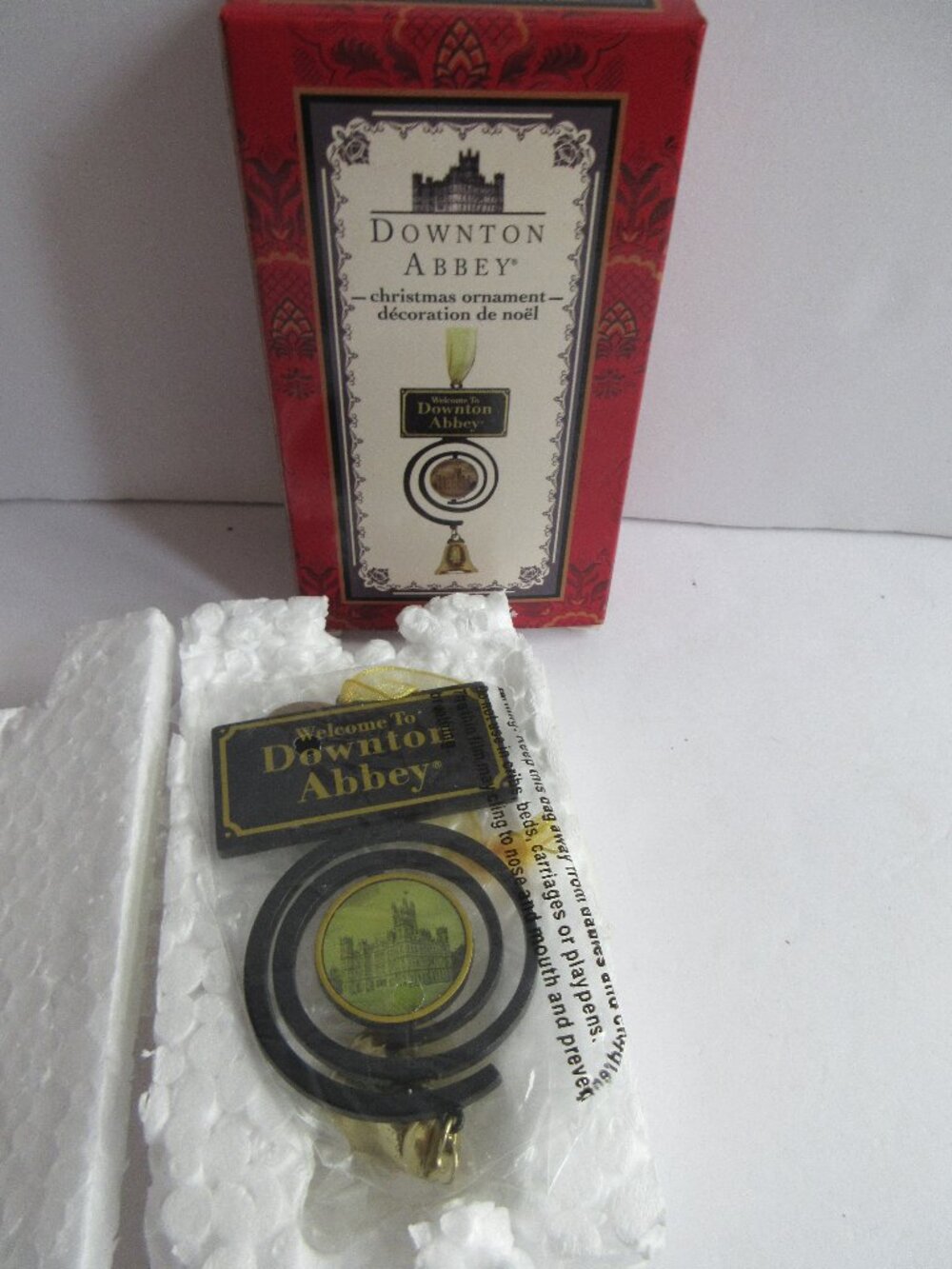 Downton Abbey Christmas Ornament Welcome to Downton Abbey Bell Kurt S Adler 2013